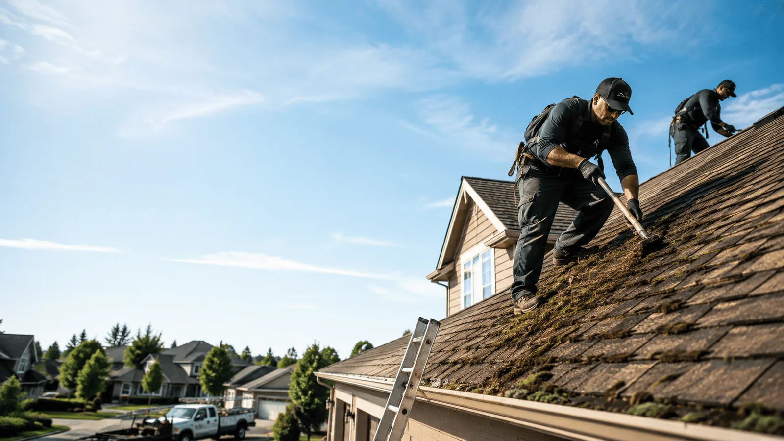 Roof Moss Removal in Mcgraws, WV near me